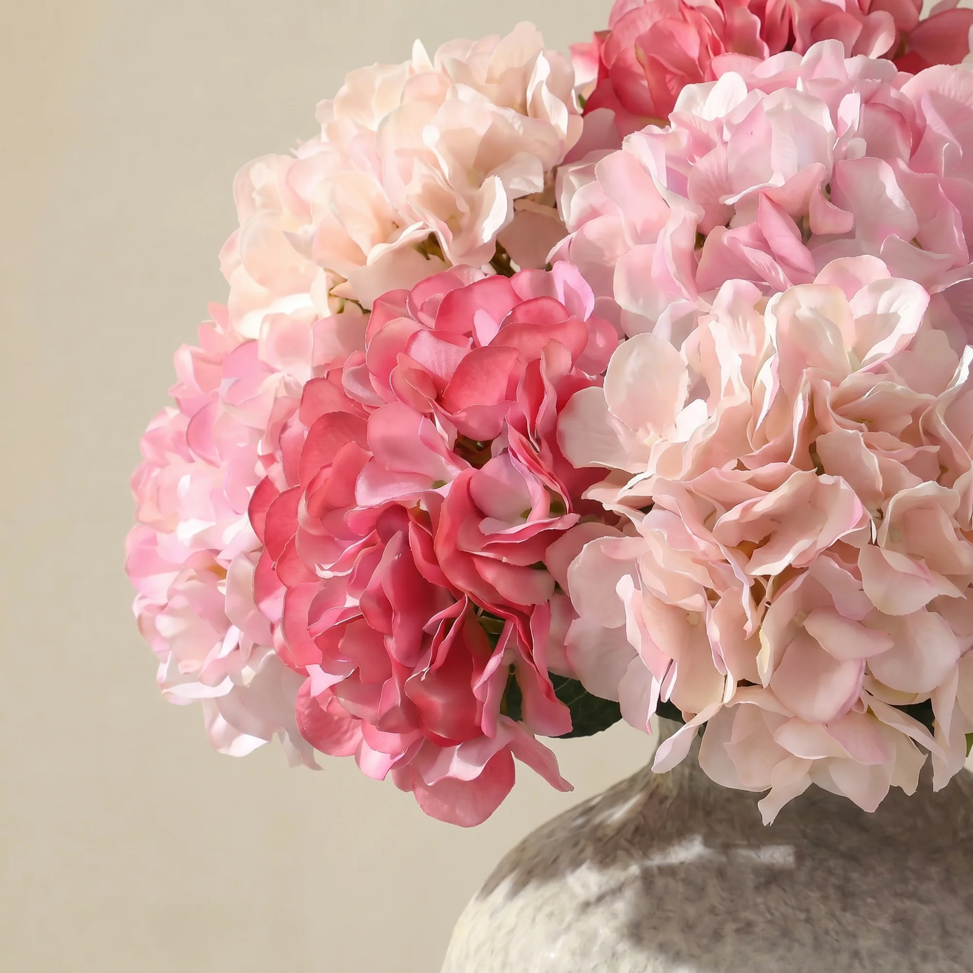 Bouquet d’Hortensia rose 12 tiges - Image 3