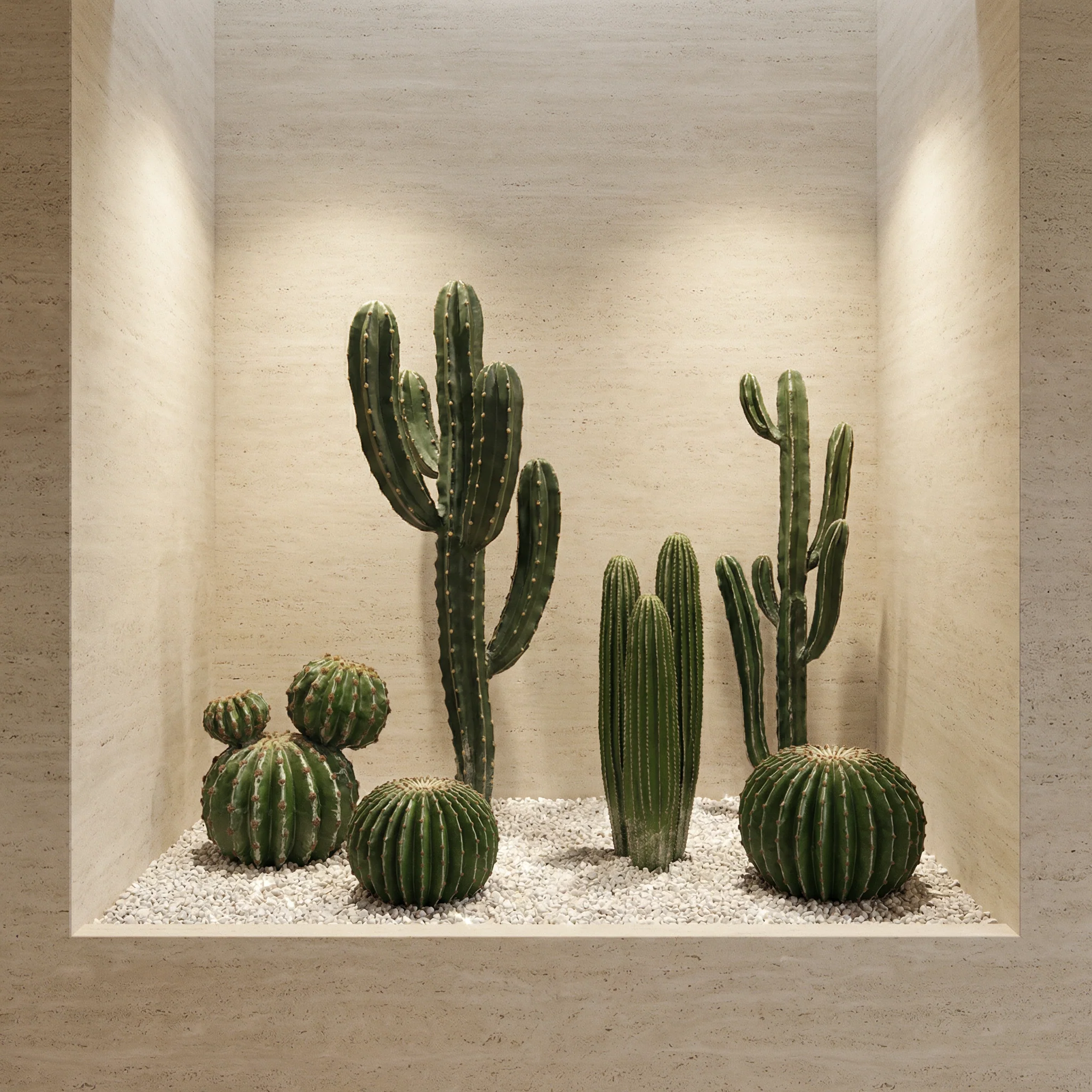 Cactus rond en pot 43 cm - Image 3