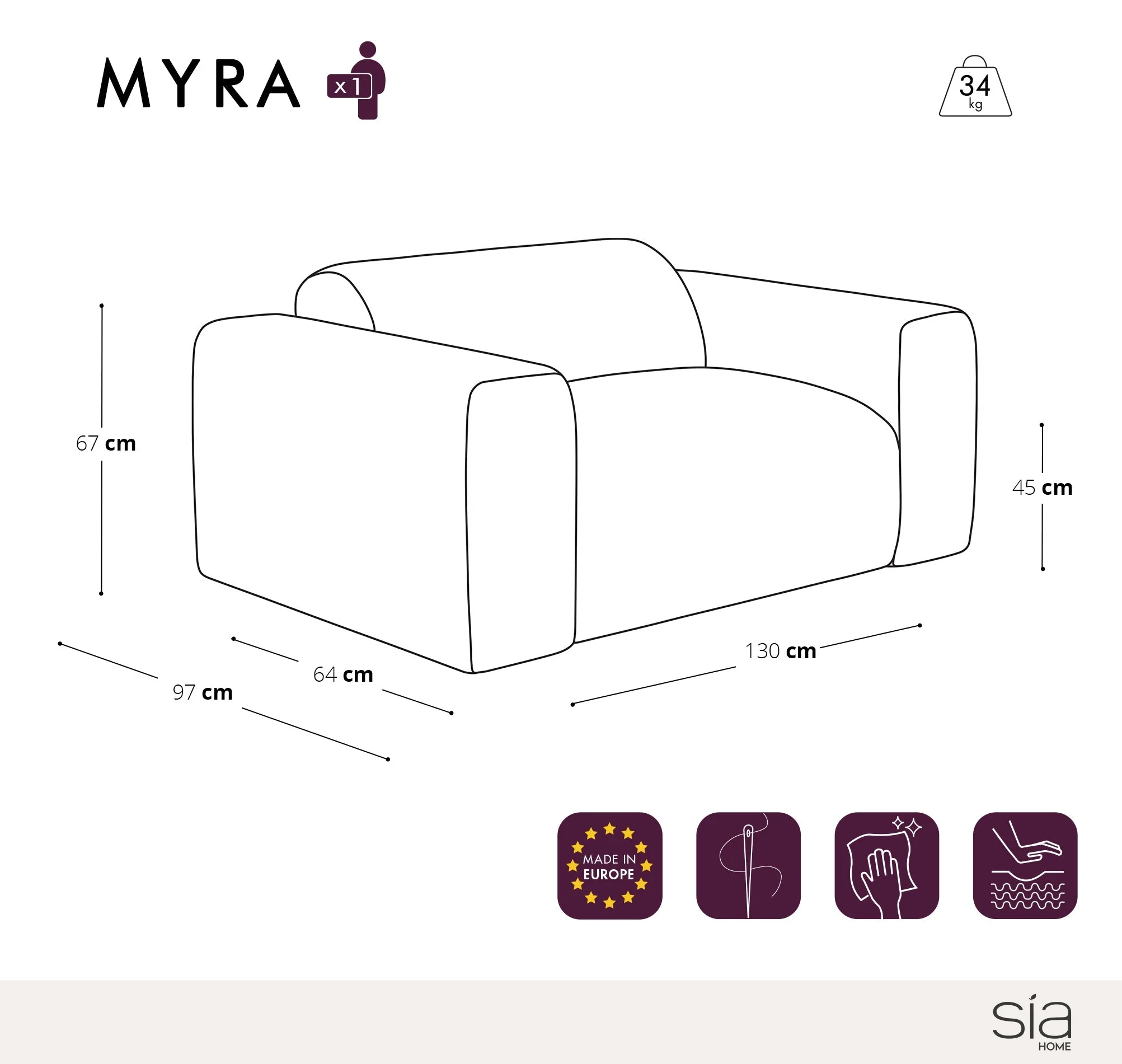 Fauteuil Myra - Image 5
