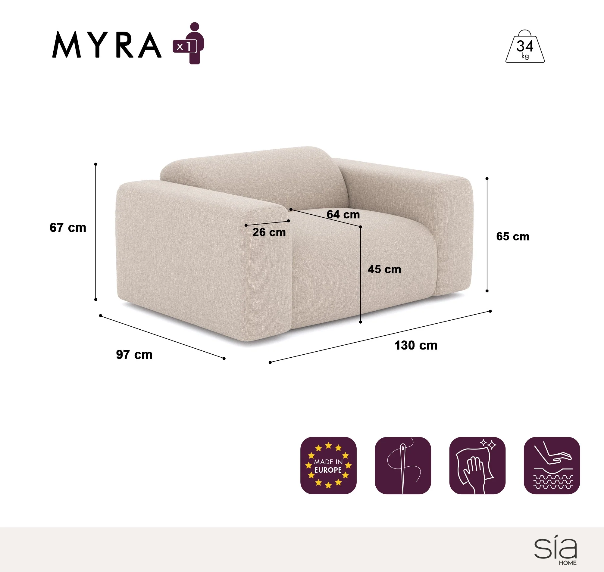 Fauteuil Myra - Image 24