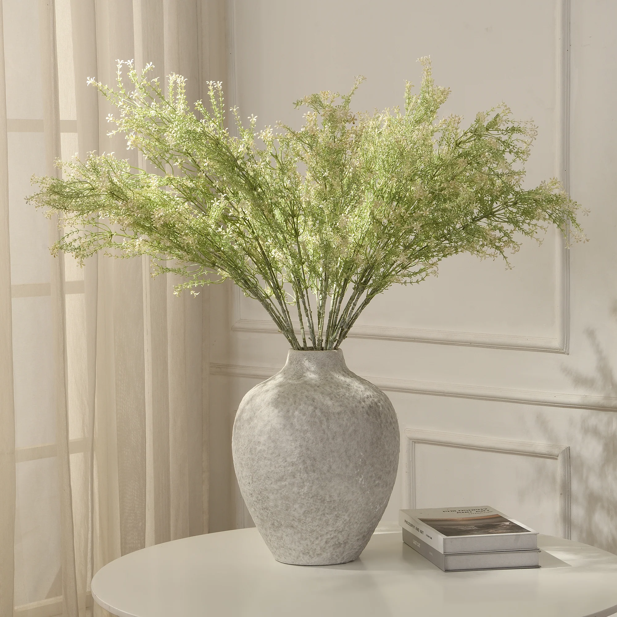 Feuillage avec petites fleurs 92 cm - Image 2