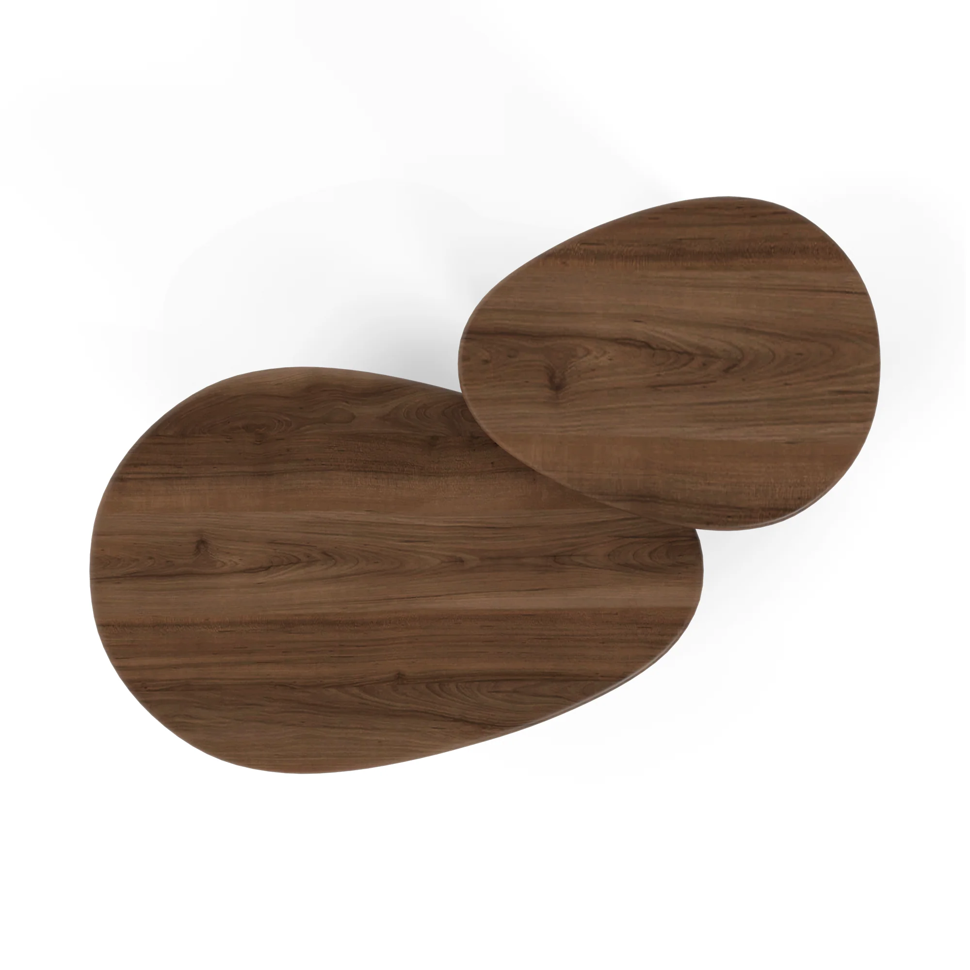 Lot de 2 tables basses gigognes Cedra - Image 5