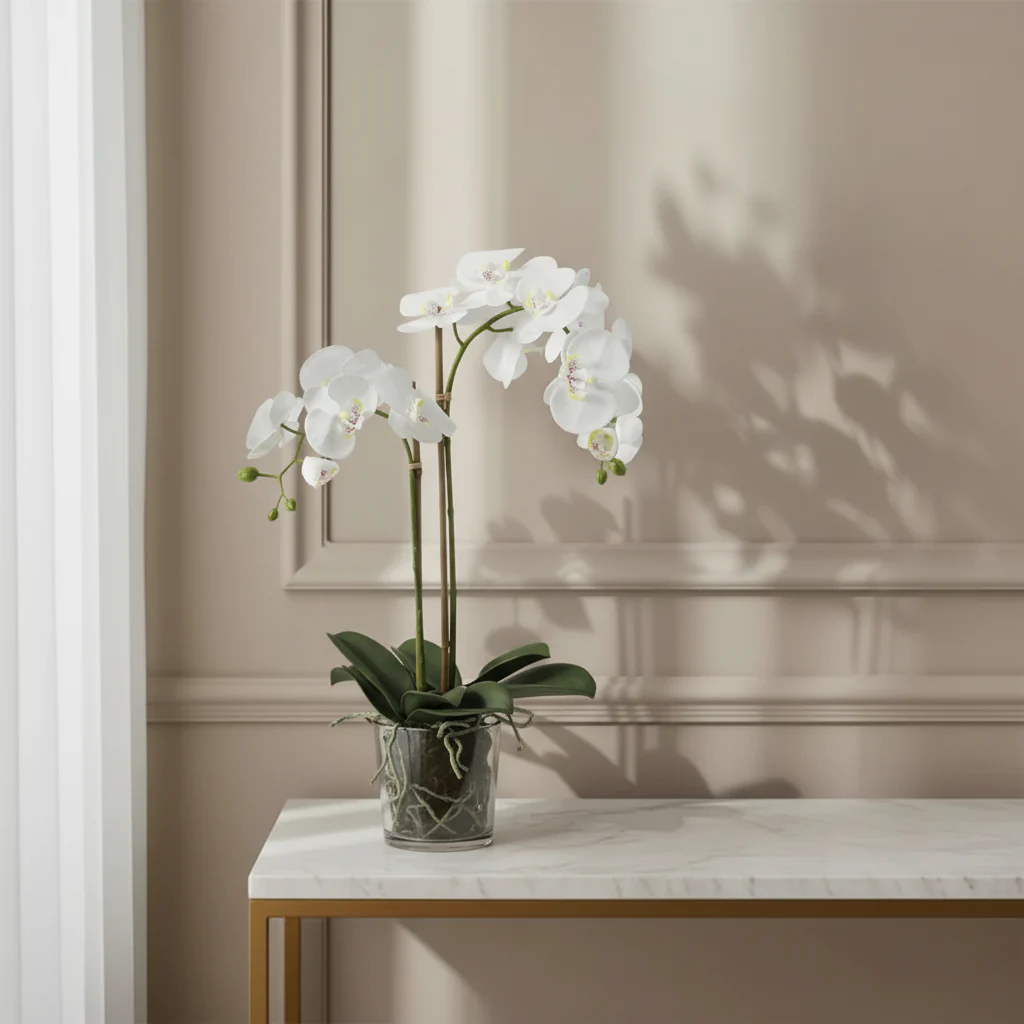 Composition d'Orchidée en terre Petit format - Image 2