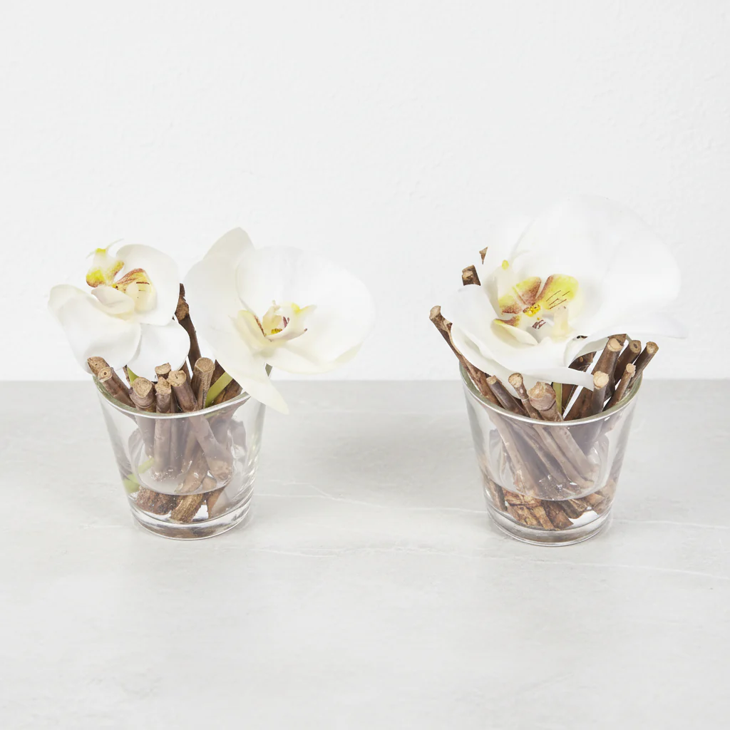 Orchidées Artificielles en Illusion d'Eau Sissi - Image 8