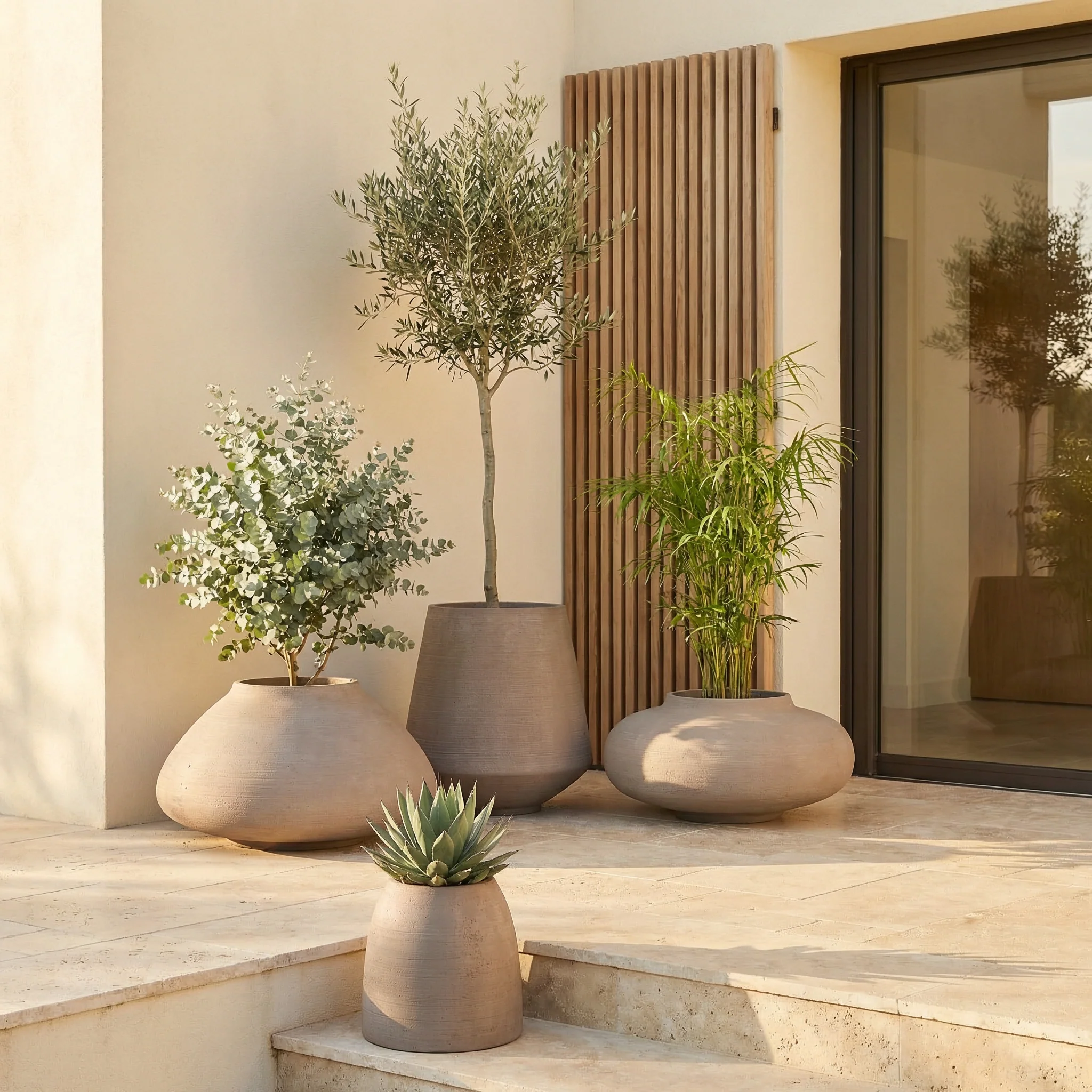 Cache-Pot Zen arrondi 33 cm - Image 3
