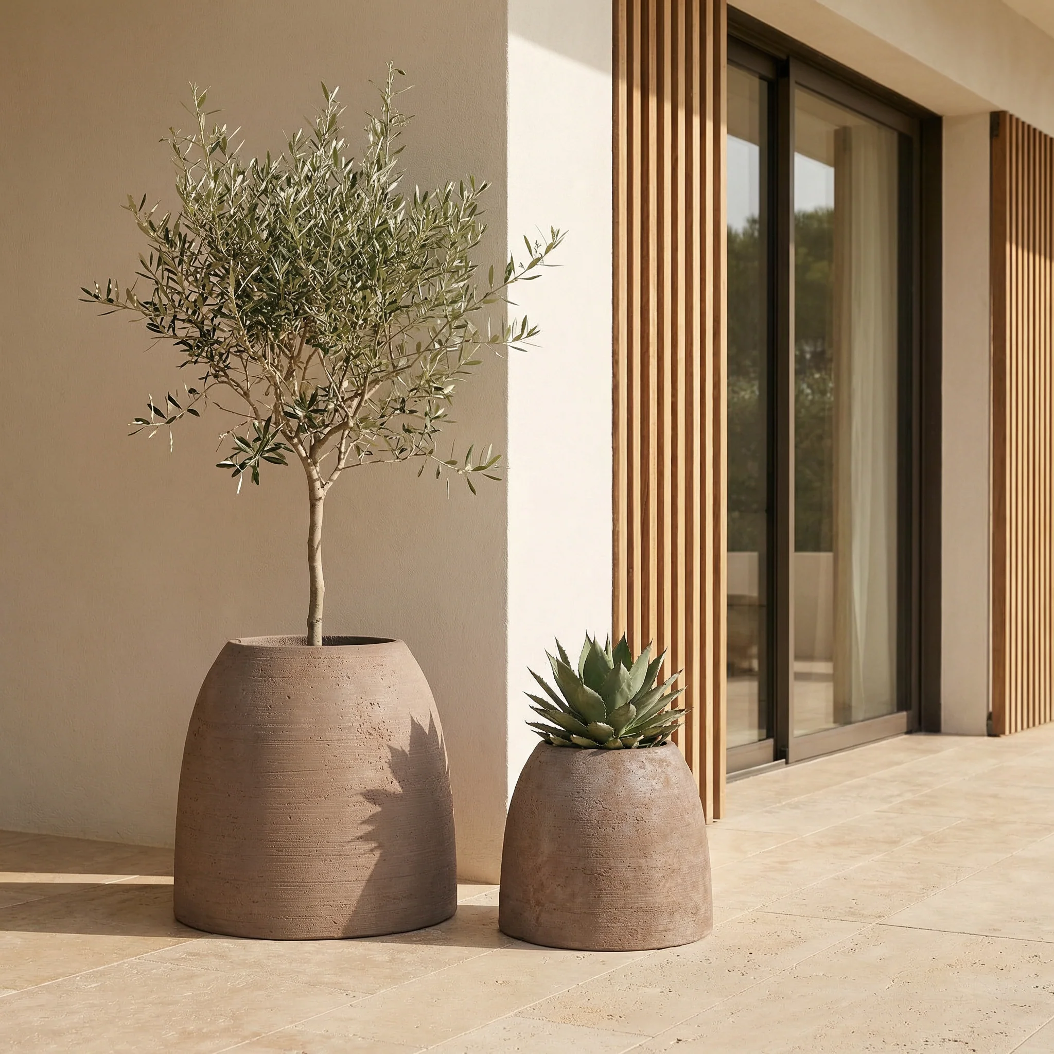 Cache-Pot Zen arrondi 45 cm - Image 2