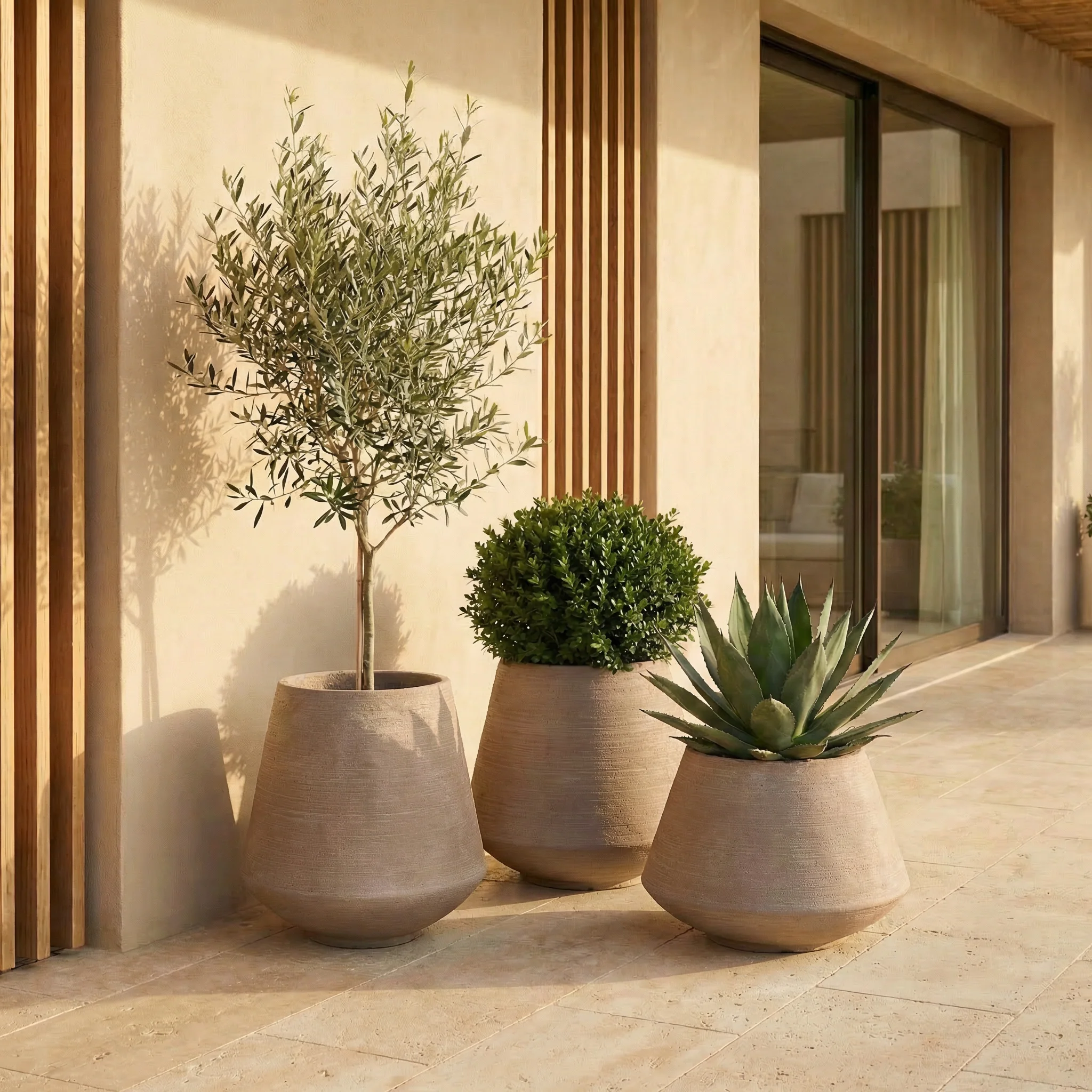 Cache-Pot Zen conique 40 cm - Image 8