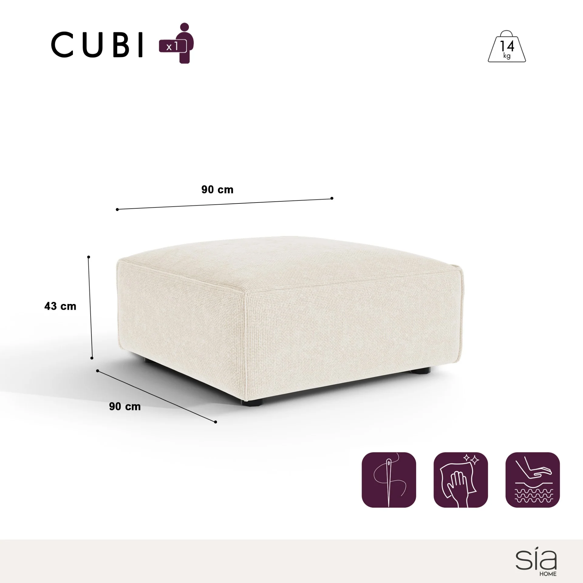 Pouf CUBI - Image 3