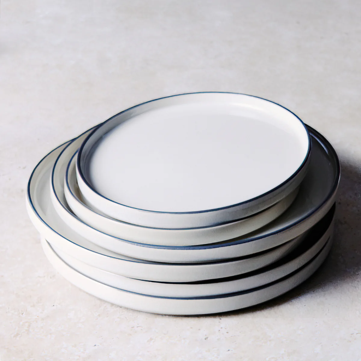 Service 4 assiettes plates Creamy - Image 4