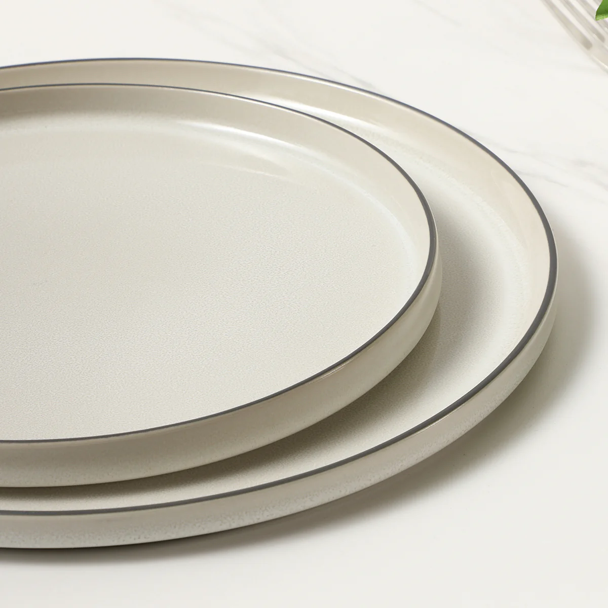 Service 4 assiettes plates Creamy - Image 8