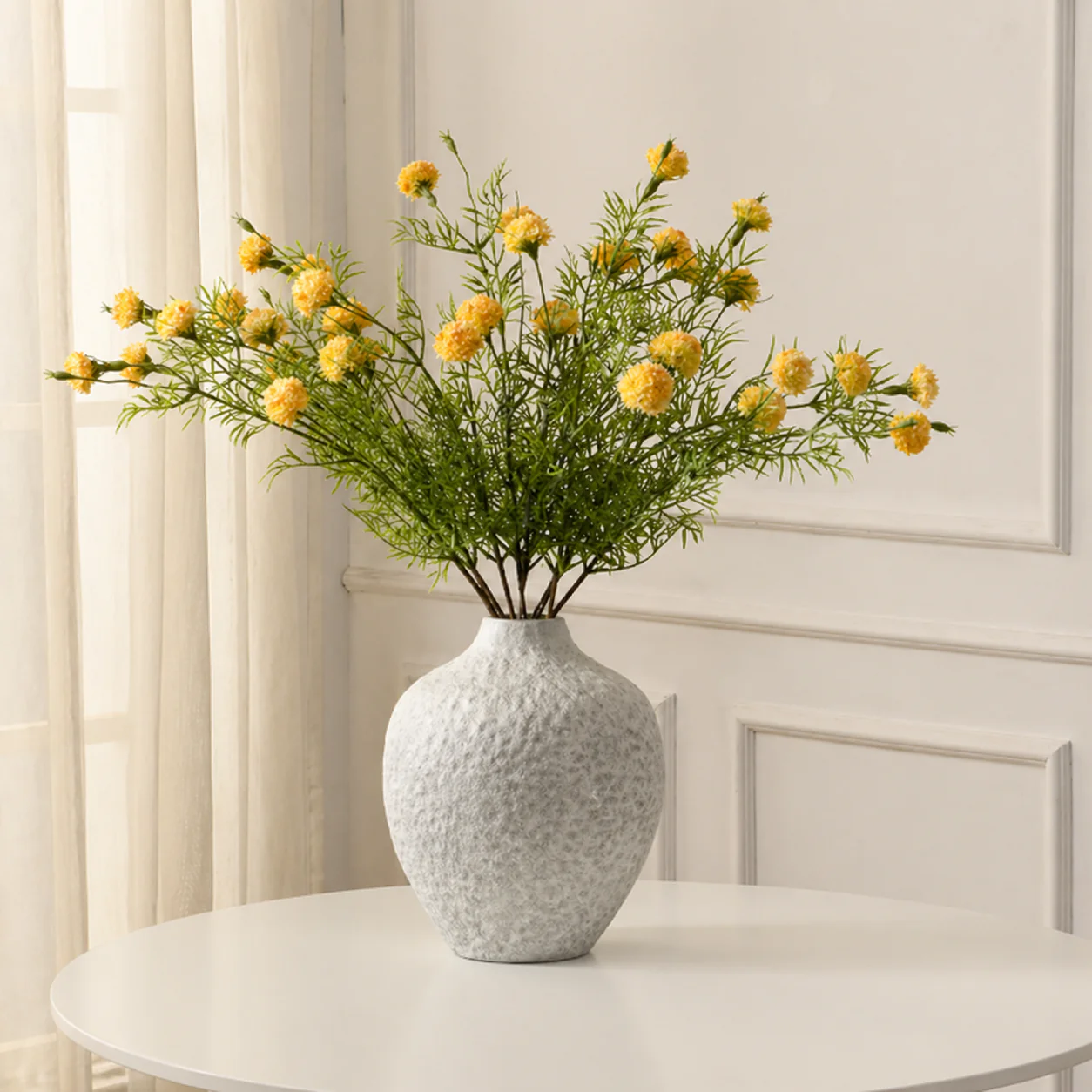 Tige de Chrysanthème Ping Pong 78 cm - Image 2