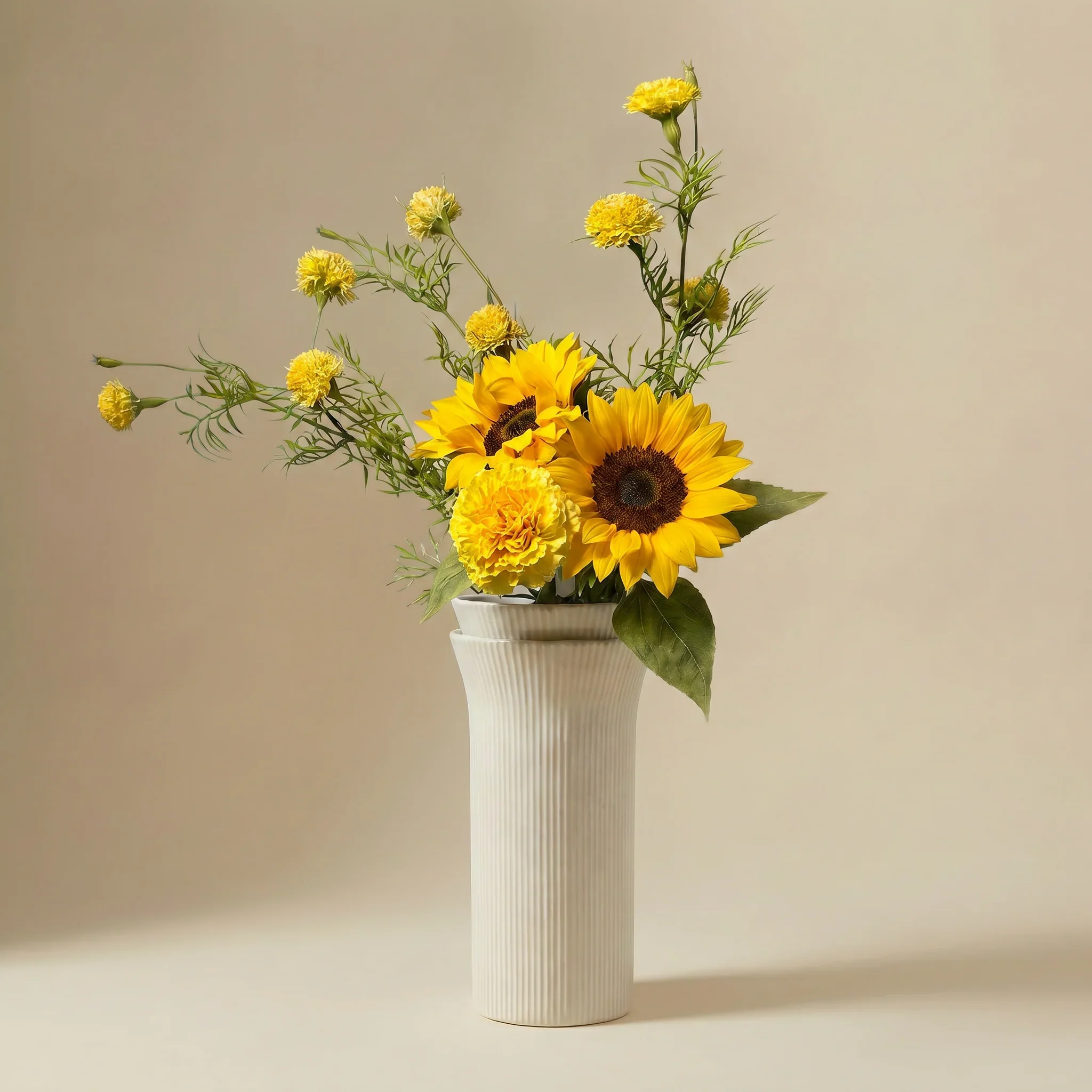 Tige de Chrysanthème Ping Pong 78 cm - Image 4