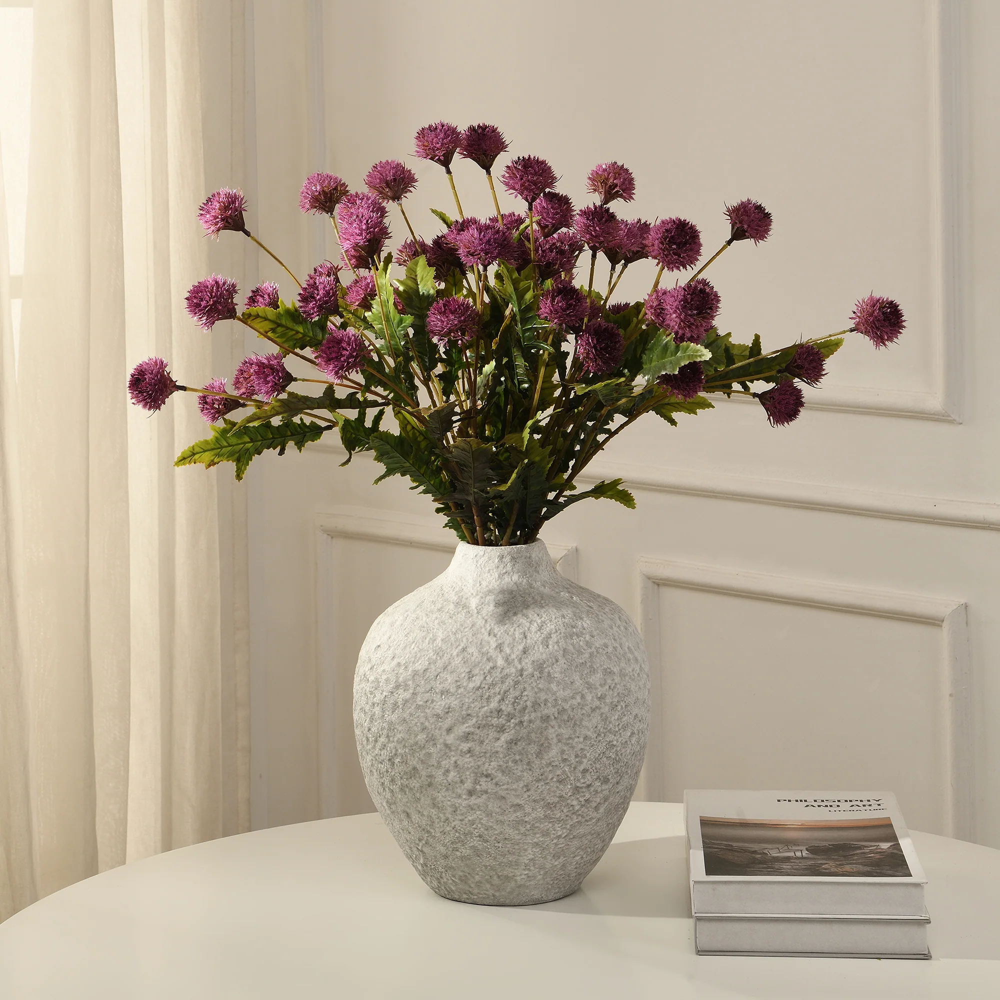 Tige de Chrysanthème Ping Pong 62 cm - Image 12