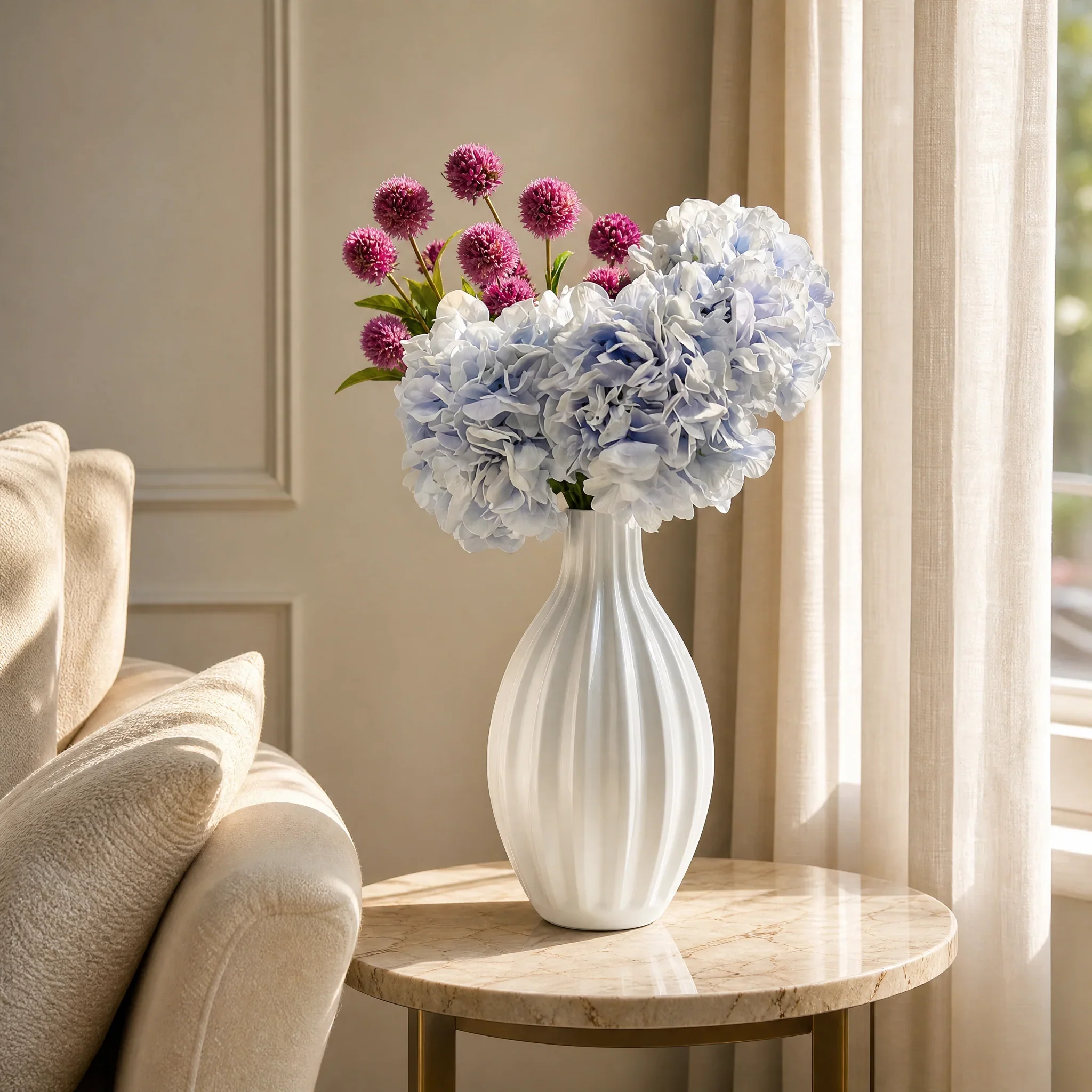 Tige de Chrysanthème Ping Pong 62 cm - Image 14