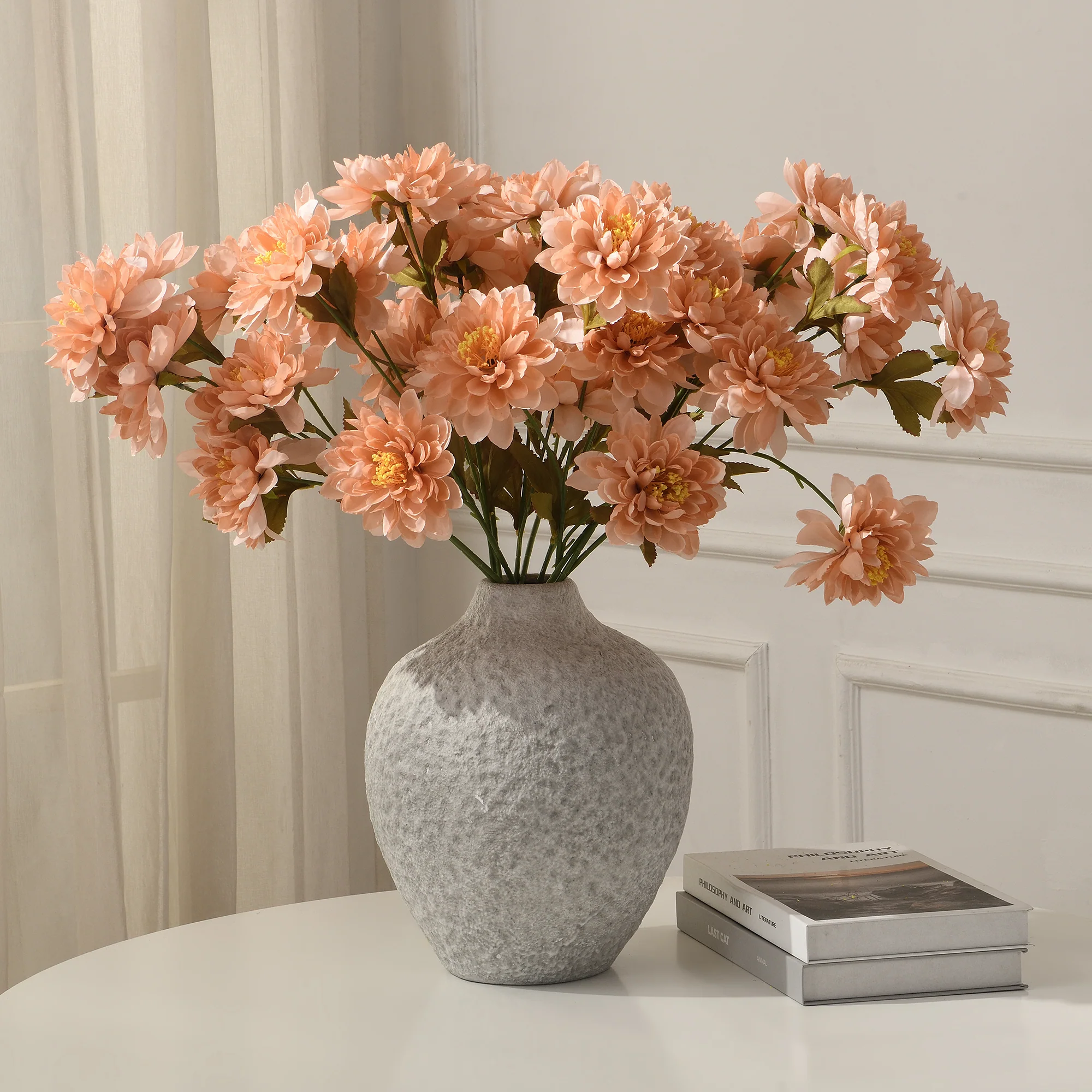 Tige de Dahlia 3 fleurs 63 cm - Image 8