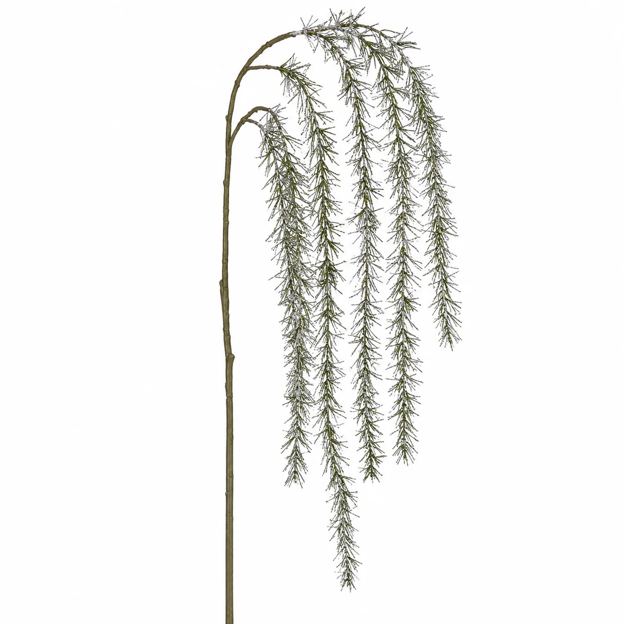 Branche de Pin Pailletée Tombante