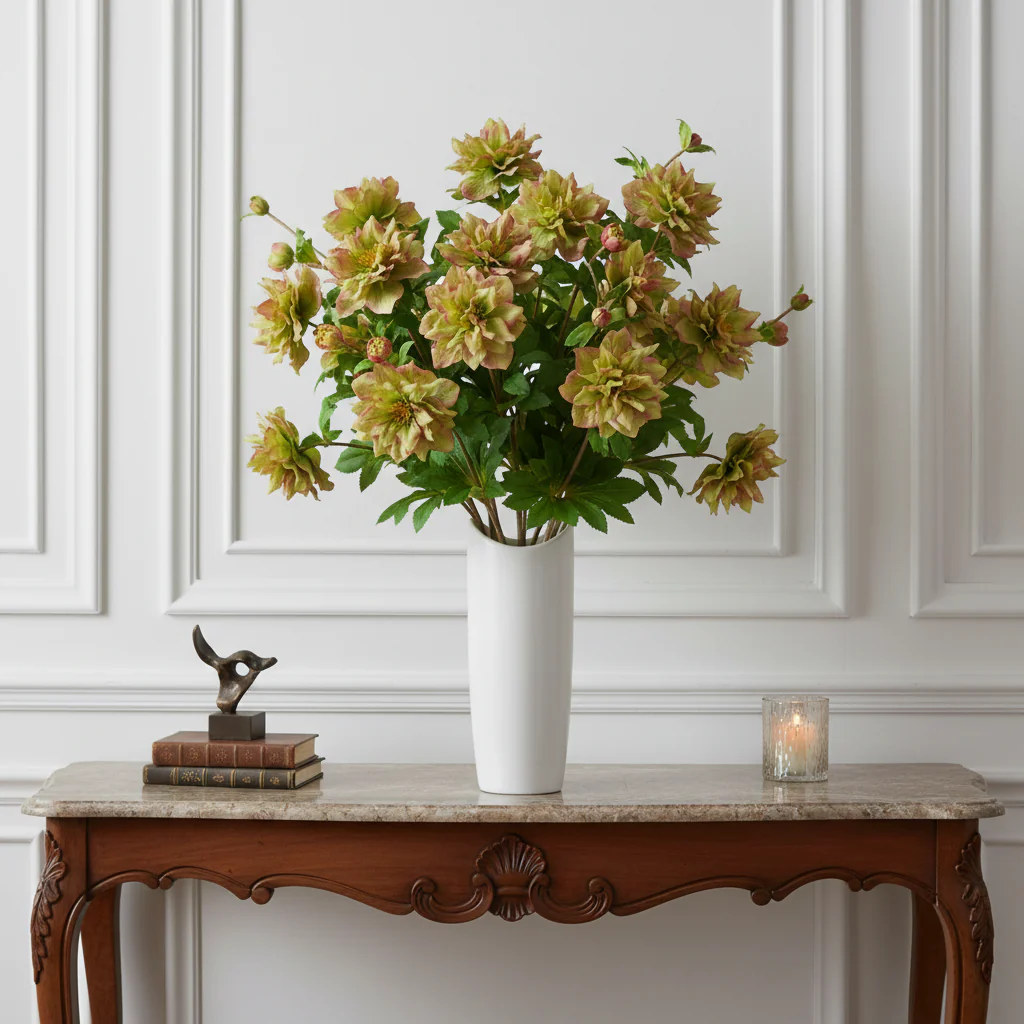 Tige Helleborus Niger avec bourgeon - Image 4