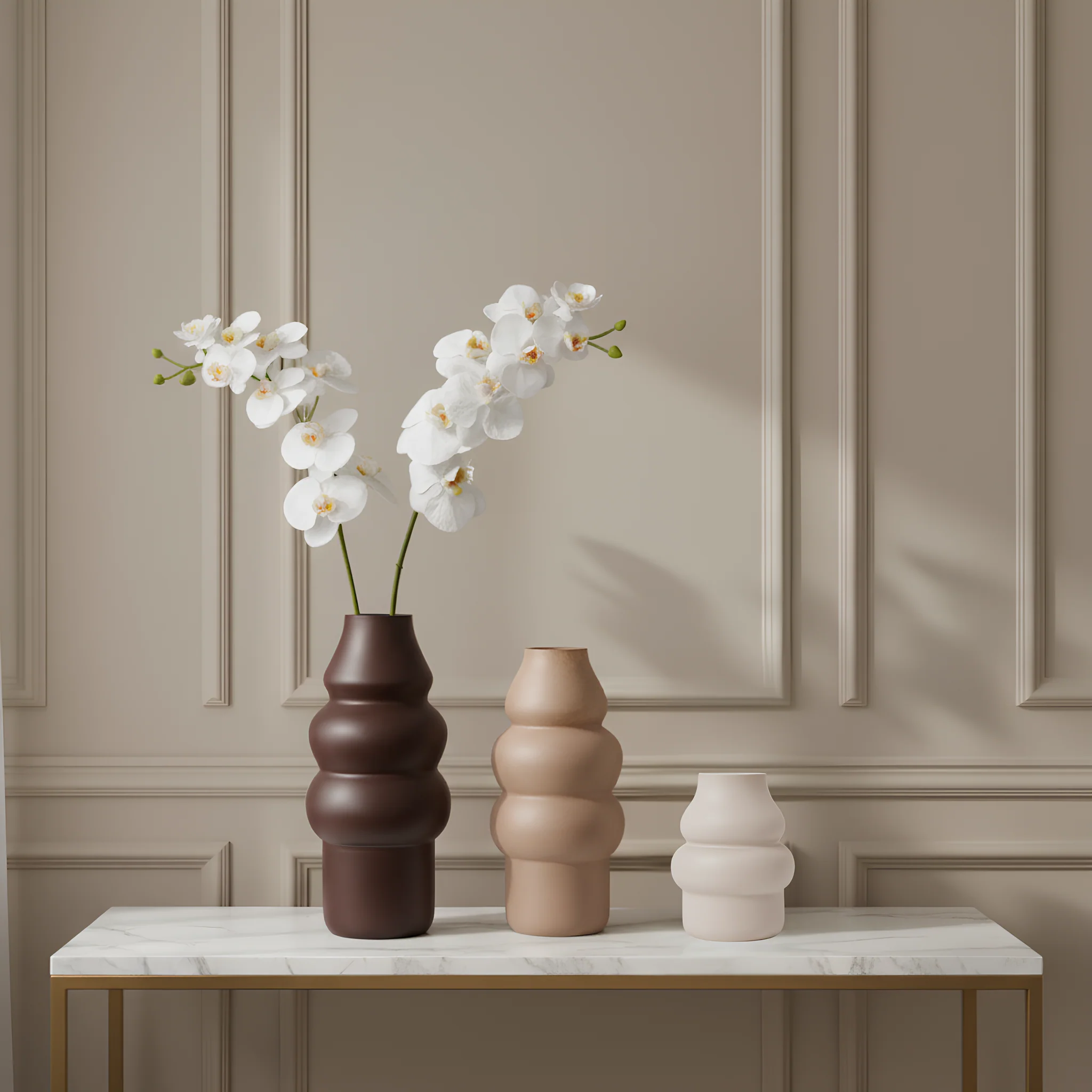Vase en verre Chrysalide 36 cm - Image 4