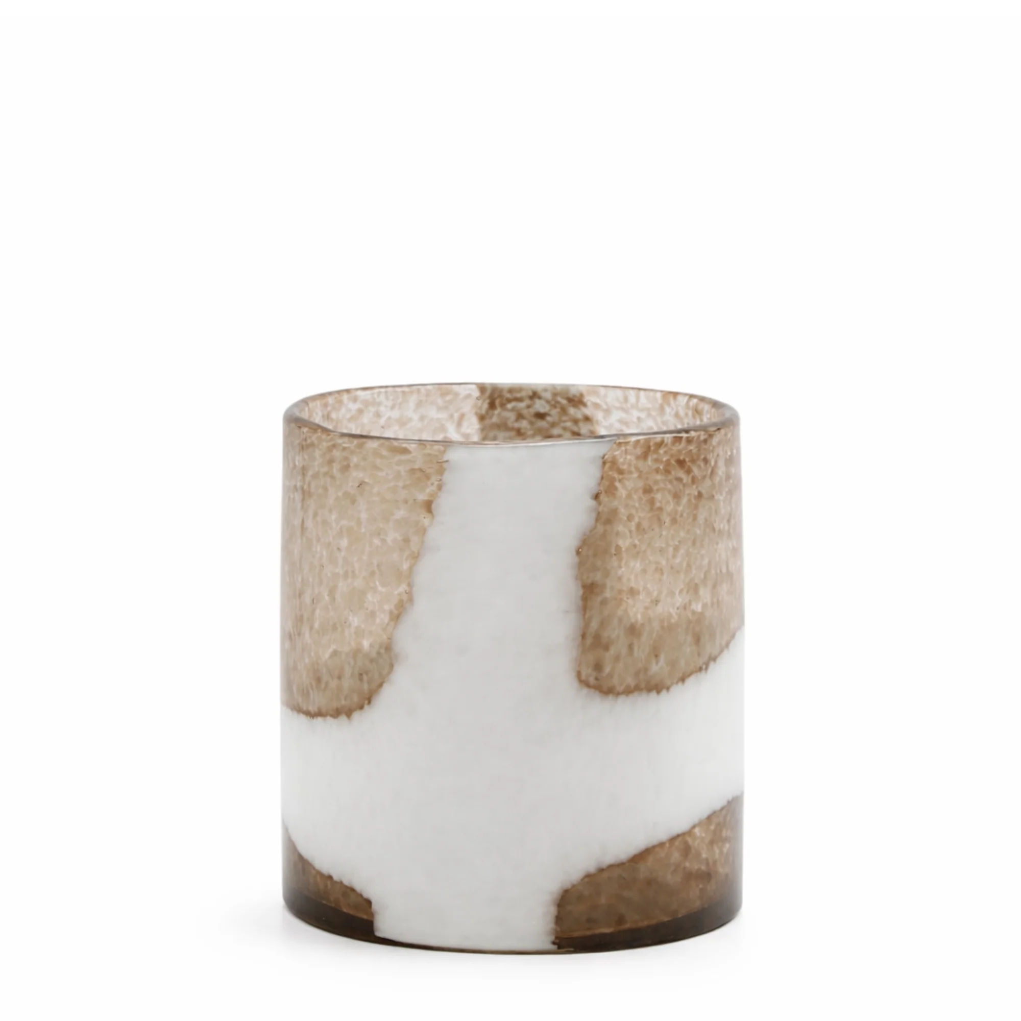 Vase en verre soufflé moucheté Mirage 20 cm