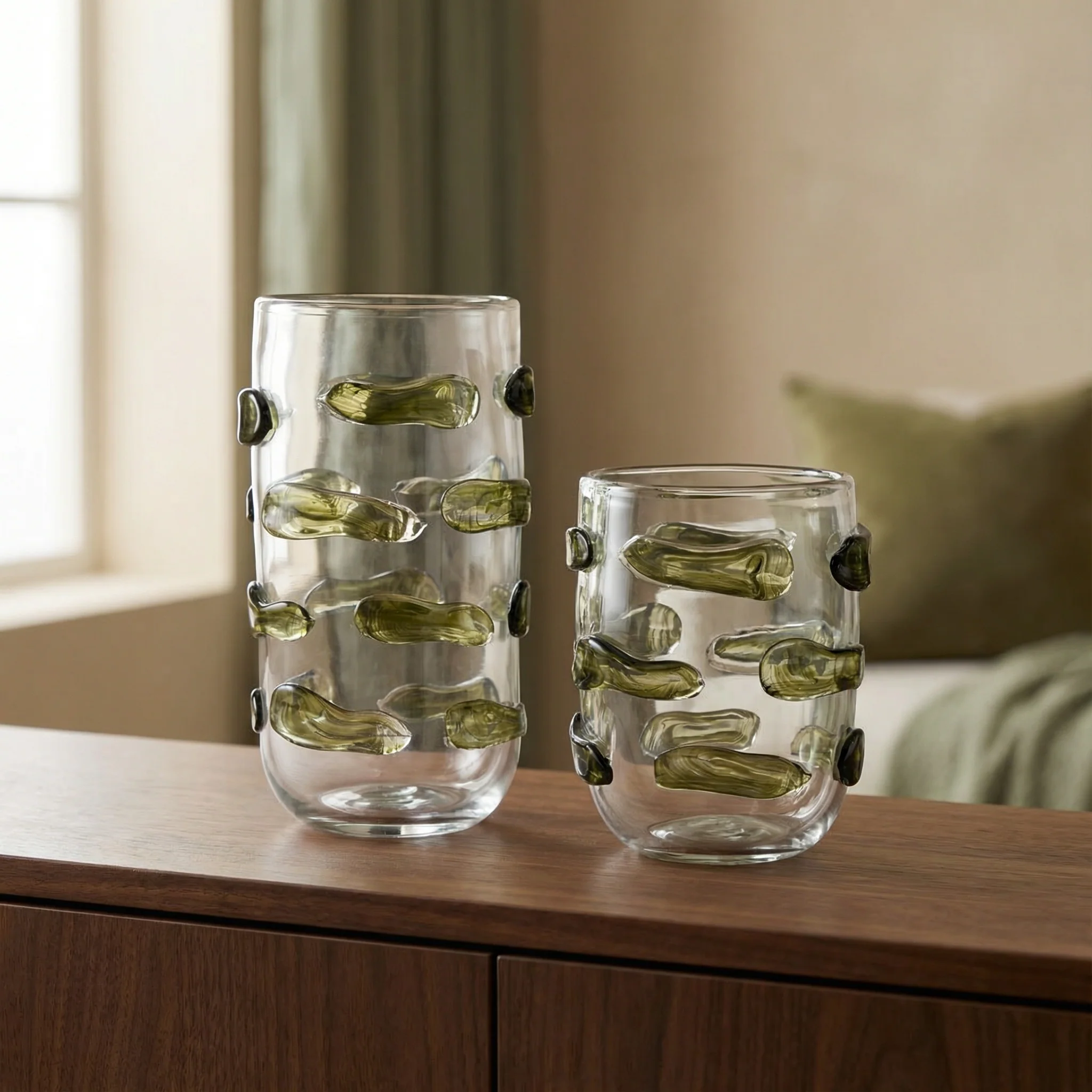 Vase en verre soufflé Vertone 38 cm - Image 3
