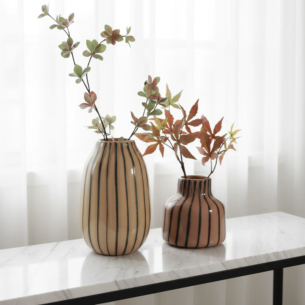 Vase en verre Strio 28 cm - Image 2