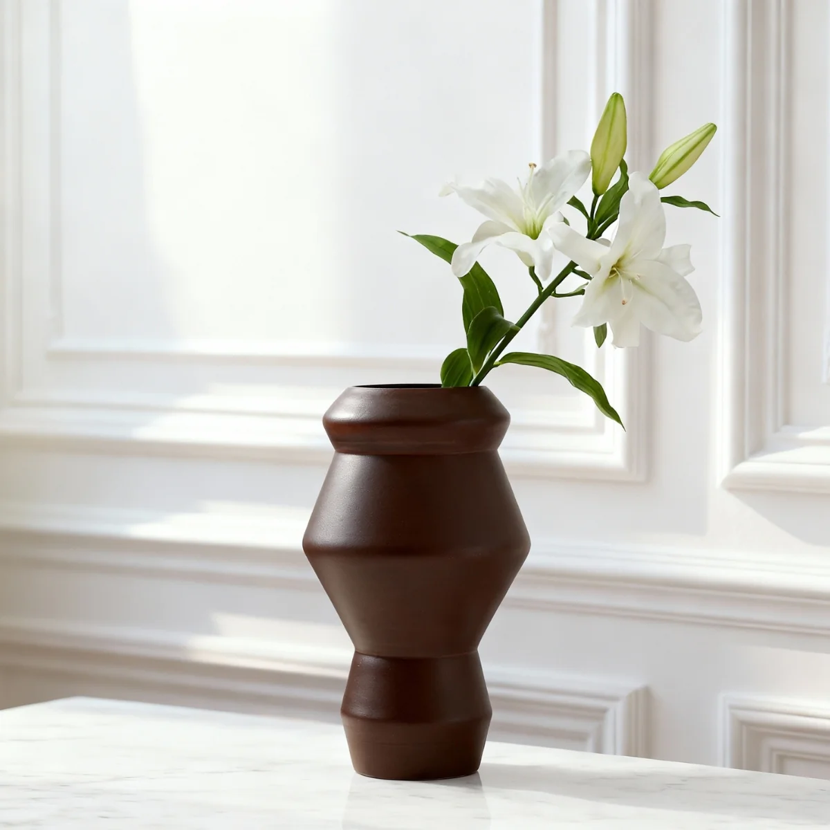 Vase en verre Totem 30 cm - Image 2