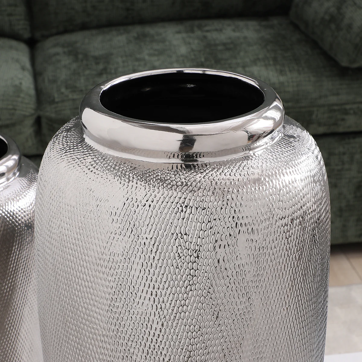 Vase Silver Très Grand Format - Image 3