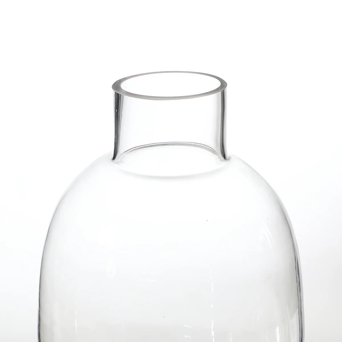 Vase transparent Arrondi avec col étroit - Image 3