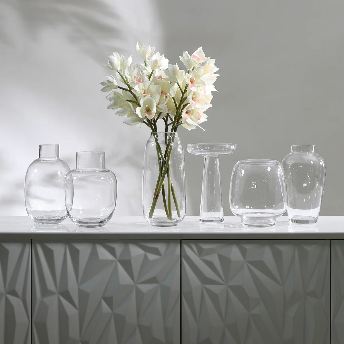 Vase transparent Soucoupe - Image 3
